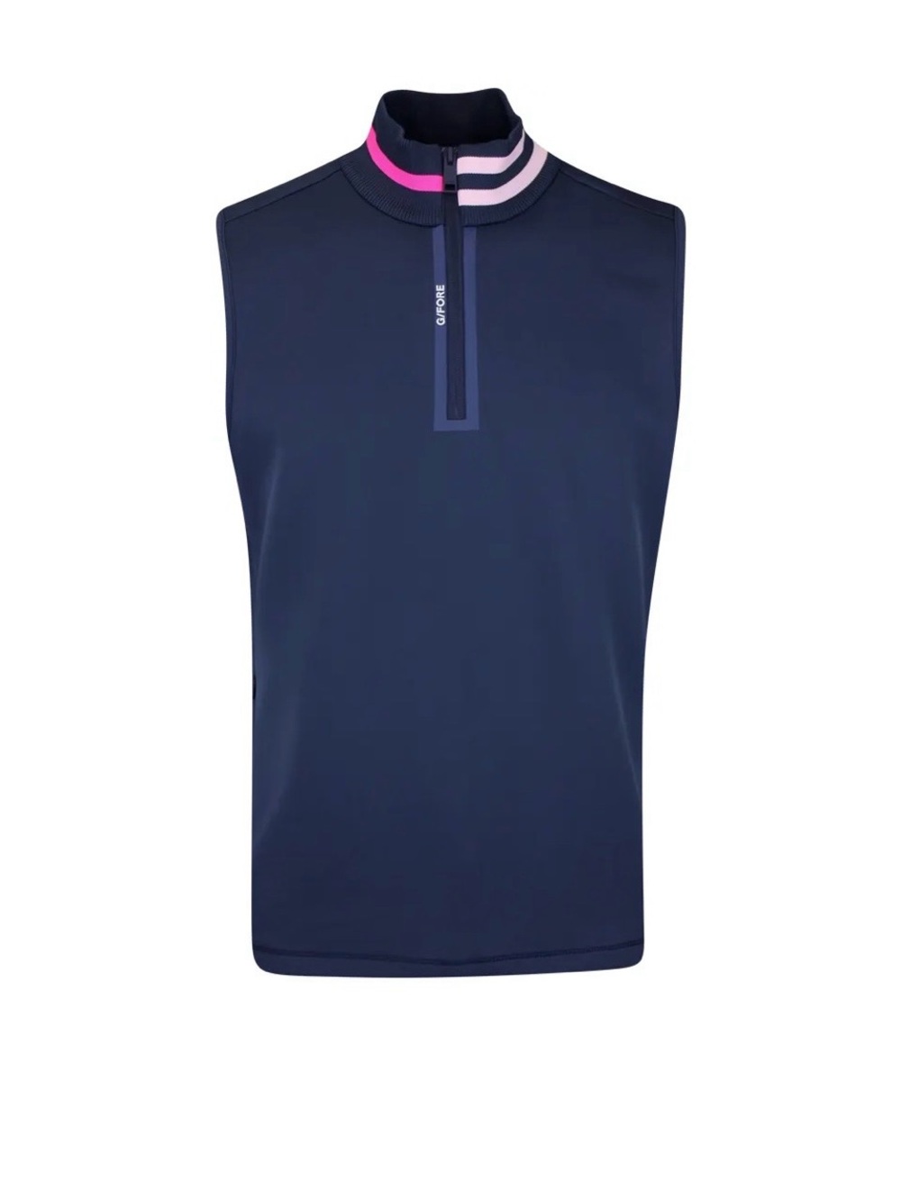 G/FORE Golf Pullover - Double Knit Pique QZ Vest - Medium - Atlantic Blue NWT